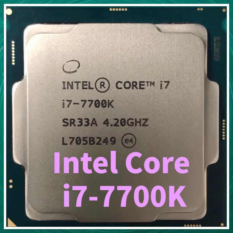 Intel Core i7 7700K 4.2Ghz LGA1151 7th Gen 4 Core SR33A  Processor CPU
