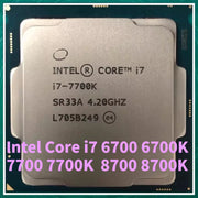 Intel Core i7 6700 6700K 6700T 7700 7700K 7700T 8700 8700K 8700T 1151 DesktopCpu