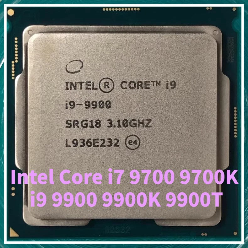 9th Intel Core i7 9700 9700K 9700T 9700F 9700KF i9 9900 9900K 9900T 9900KF CPU