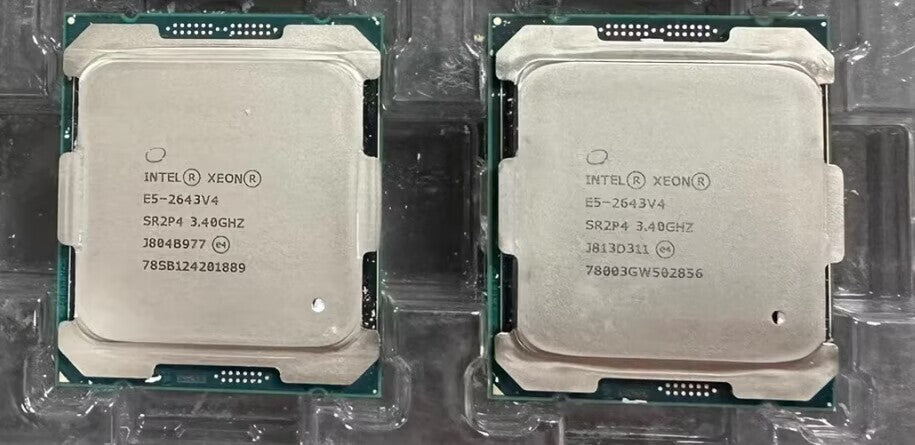 2pcs  Intel Xeon E5-2683 V4 E5-2667 V4 E5-2643 V4 E5-2637V4 LGA2011-3 CPU